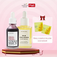 Combo Dưỡng Da Red Peel 35ml Và Silk Collagen Ampoule Chính Hãng So Natural