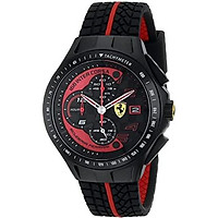 Ferrari Men's 0830077 Race Day Chronograph Black Rubber Strap Watch