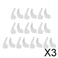 3x10 Pairs Anti Slip Glasses Ear Hook Tip Spectacles Grip Temple Holder Clear
