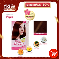 Thuốc nhuộm dưỡng tóc phủ bạc thảo dược Bigen Silk Touch Thương hiệu Nhật Bản Sắc Màu trẻ trung 80ml dạng kem