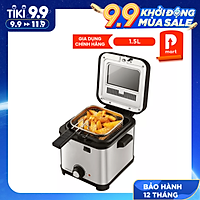Nồi Chiên Ngập Dầu Lock&Lock EJF716SLV (1.5 Lít) - Hàng chính hãng