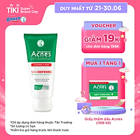 Kem rửa mặt và Mặt nạ ngăn ngừa mụn đầu đen Acnes Anti-Blackhead Cleanser & Mask 100g