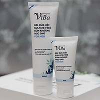 Gel sữa rửa mặt nhẹ dịu Sulfate - free Bùn Khoáng Nọc Ong FOR MEN dành cho Nam giới - Khoáng tươi Viba