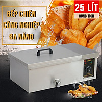 Bếp chiên, nhúng khoai tây, gà rán, thực phẩm công nghiệp 25L NEWSUN - Hàng chính hãng