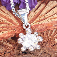 Mặt dây chuyền bạc nữ Diamond Star