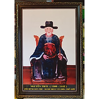 TRANH IN DẦU - NGUYỄN TRÃI ( anh hùng dân tộc - Danh nhân văn hóa thế giới )