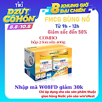 Combo 2 lon Sữa bột Bonecare xương và khớp 400g: dành cho người lớn bổ sung GLUCOSAMINE tạo dịch nhờn cho khớp, giúp phòng ngừa đau xương khớp, viêm khớp, đặc biệt là người bệnh xương và khớp.