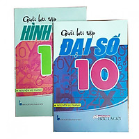 Combo Giải bài tập Đại số + Hình học lớp 10