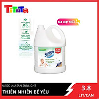 Nước Lau Sàn Sunlight Thiên Nhiên Chiết Xuất Tre & Lô Hội 3,6 Kg - Sạch Dịu Nhẹ - Mẹ An Tâm