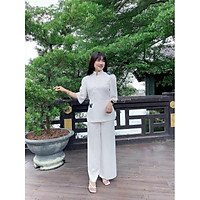ĐỒ LAM ĐI CHÙA PHÁP PHỤC PHẬT GIÁO MẪU BƯỚM KẾT CƯỜM