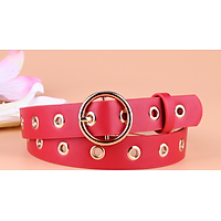 Thắt Lưng Nữ Khóa Kim Loại Tròn TL002 MayHomes, Dây Lưng Nữ, Dây Nịt Nữ Mặt Tròn Chất Liệu Da PU Bền Đẹp