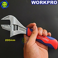 Mỏ lết có điều chỉnh cán nhựa dài 200mm WORKPRO W072016