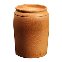 Bamboo Tea Storage Box Canister Box Tea Coffee Candy Seal Storage Bottle L