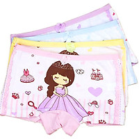 Quần chip đùi cotton cho bé gái 2-12 tuổi hình công chúa lung linh – C007