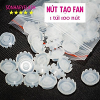 Nút tạo fan, nút tạo fan nối mi thần thánh, 1 túi 100 nút