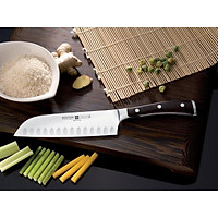 Dao bếp Đức Wusthof Ikon Santoku 17cm/14cm thép rèn cao cấp, cán gỗ cao cấp - Made in Germany