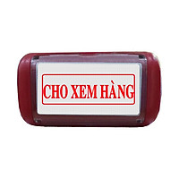 Con dấu liền mực Cho Xem Hàng (Mực đỏ)