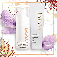 Combo Kem dưỡng trắng da toàn thân (body) hiệu quả có chống nắng LALAYA BODY WHITENING NANO COLLAGEN CREAM (250G) và Sữa rửa mặt tạo bọt cho mọi loại da LALAYA RICH MOIST FOAMING CLEANSER (100ML)