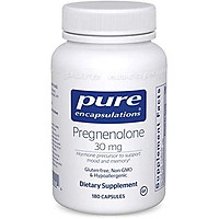 Pure Encapsulations - Pregnenolone 30 mg - Hormone Precursor to Support The Immune System, Mood and Memory - 180 Capsules
