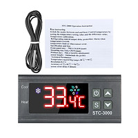 Bộ Điều Khiển Nhiệt Độ Máy Vi Tính STC-3000 Với Cảm Biến Nhiệt Đầu Dò NTC (110-220V)