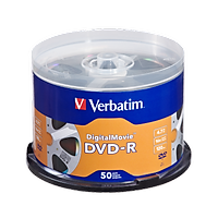 VERBATIM DVD-R 4.7GB 16X DIGITAL MOVIE 50PK SPINDLE- Hàng Chính Hãng