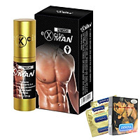 Xịt Chống Xuất Tinh Sớm Excite Man + Bao Cao Su Innova