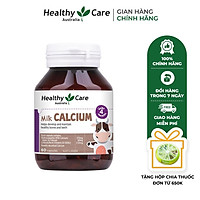 Viên sữa bổ sung canxi cho bé Healthy Care Milk Calcium 60 viên