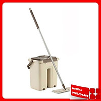 Bộ Lau Nhà 360 Độ 4 In 1 Tự Vắt Thông Minh Đa Năng Xoay 2 Vách Ngăn Cao Cấp - Loại Tốt
