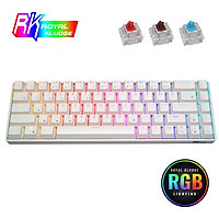 Bàn phím cơ không dây mini Royal Kludge RK68 Bluetooth 5.1 dành cho laptop, máy tính, điện thoại gọn nhẹ - Hàng chính hãng