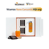 Vicumax Mật Ong Nano Curcumin dạng lỏng (60 tuýp) 510 ml - Hỗ trợ dạ dày, tăng cường sức khỏe, đẹp da - VI0TL060