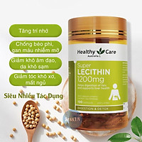 Mầm Đậu Nành Healthy Care Super Lecithin 1200mg 100 Viên hỗ trợ làm đẹp da giúp da căng đẹp mịn màng, sắc mặt hồng hào, tươi trẻ, tăng cường nội tiết tố nữ, bổ sung nguồn dưỡng chất thiết yếu thích hợp với sự hấp thụ của chị em phụ nữ