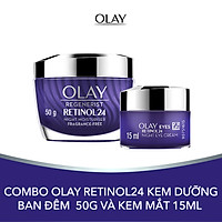 Retinol24 Anti-Aging Combo: Night Cream 50g and Eye Cream 15ml