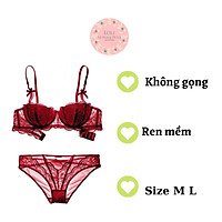 Bộ Đồ Lót nữ cúp 1/2 ngực , hàng không gọng , không đệm mút , sexy L17