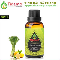 Tinh Dầu Sả Chanh Nguyên Chất Cao Cấp 30ML. Tinh Dầu Xông Phòng Sả Chanh TIDAMO (Lemongrass) Giúp Thanh Lọc Không Khí, Khử Mùi, Kháng Khuẩn, Đuổi Muỗi, Giải Cảm, Làm Đẹp