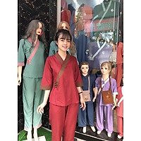 Áo lam đi chùa, đồ thời trang nữ , đồ đi chùa , bigsize 70kg