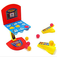 Desktop Interactive Game Mini Basketball Shooting Toys Set Colorful Marbles Game For Children