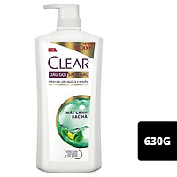 Dầu gội CLEAR hương bạc hà 630g (chai)-8934868152583