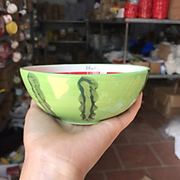 Set Bát Đĩa Dưa Hấu 6 Món, Ăn Cơm, Mì, Decor Bàn Ăn Dễ Thương