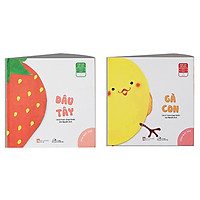 Bộ 02 cuốn Ehon Nhật Bản "trò chuyện" - cho bé 0-6 tuổi: Dâu Tây + Gà Con