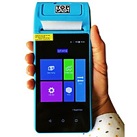Máy tính tiền cầm tay in hóa đơn dùng để bán hàng tại shop, quán, kiot... hiệu TOPCASH POS QT-H10 có sẵn phần mềm bán hàng vĩnh viễn - Hàng nhập khẩu