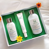 Set dưỡng da chống lão hóa AMPLE:N Hyaluron Shot Set dành cho nữ