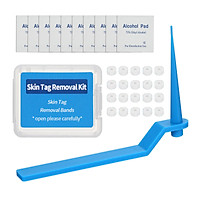 Skin Tag Removal Kit Skin Tag Remover Skin Mole Wart Remover Micro Band Skin Tag Removal Kit with Cleaning Pads Mole