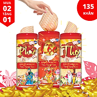 Combo 135 Khăn Mua 2 Tặng 1 Khăn Ướt Lau & Bao Sái Ban Thờ Tâm Thanh Tịnh - Phúc Lộc Thọ - Làm sạch & bóng bề mặt gỗ, mạ, sứ...Hương Trầm, Bưởi, Quế (Laupro) - Được kiểm nghiệm và chứng nhận an toàn bởi các tổ chức kiểm nghiệm Quốc tế