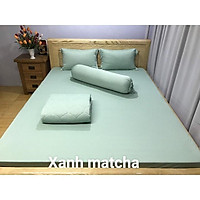Ga - Drap Giường Lẻ Thun Mát Lạnh - Xanh Matcha
