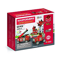 Đồ chơi xếp hình nam châm 3D Magformers - Cứu hỏa siêu đẳng 50 mảnh