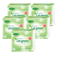 Combo 5 TÚI GIẤY VỆ SINH ĐA NĂNG LET-GREEN 10*21CM 130 TỜ