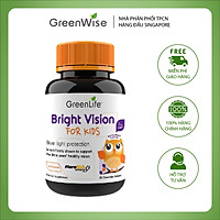 Viên Uống Bổ Mắt Tăng Cường Thị Lực Cho Trẻ Em GreenLife Bright Vision - Hộp 30 Viên