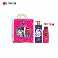Bộ quà tặng: Sữa tắm On: The Body Violet Dream 500gr và Dầu Gội Elastine Silk Repair 130gr