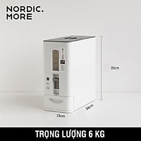 Thùng đựng gạo nhựa PP thông minh phong cách Nhật Bản- Chống ẩm, chống côn trùng- Tiện lợi, dễ sử dụng