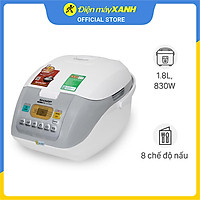 Nồi Cơm Điện Tử Sharp KS-COM18V-W (1.8 Lít) - Hàng chính hãng